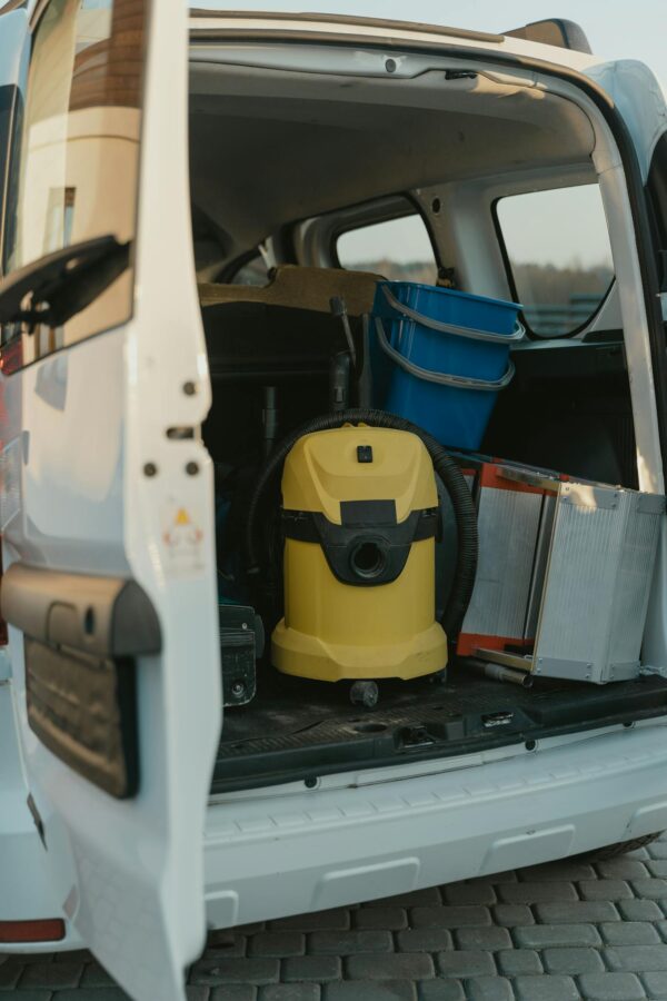 Yellow and Black Car Door